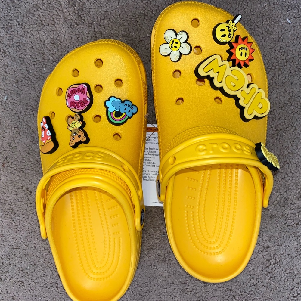 Justin Bieber x Drew House Crocs